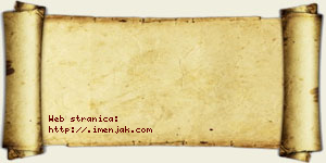 Minja Stranjaković vizit kartica